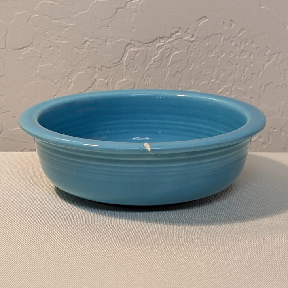 Vintage Fiesta Turquoise 5 1/2" Fruit Bowl, Homer Laughlin 1936-1969